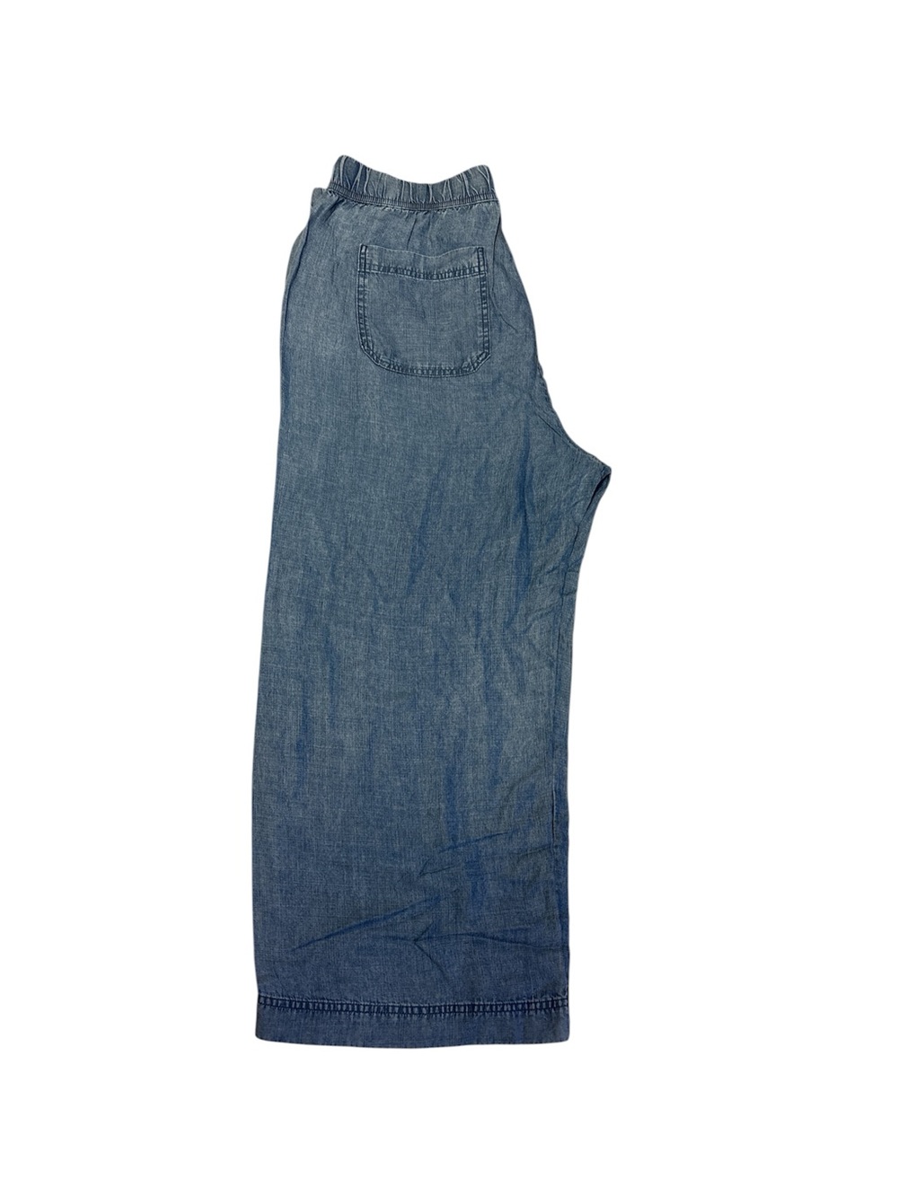Splendid Blue Chambray Drawstring Crop Pants Sz/XL NWT. - Picture 4 of 10